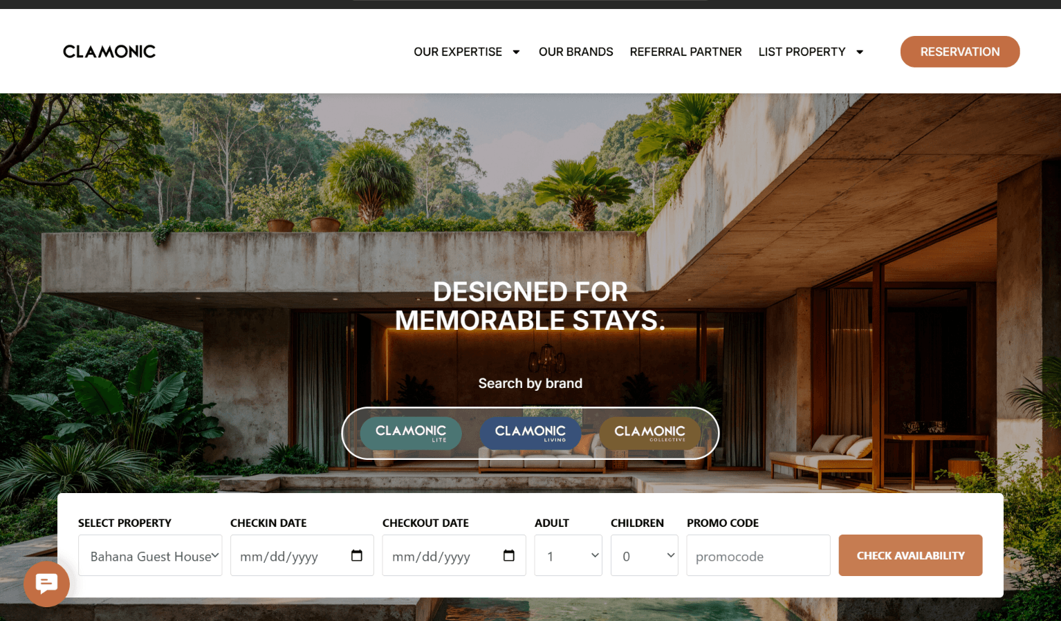 Clamonic Property Website